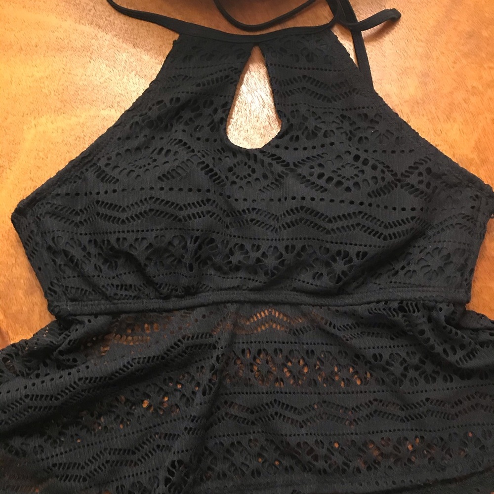 Hula Honey 2 pc. Swimsuit Black Bikini